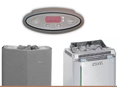 Электрокаменка с выносным пультом