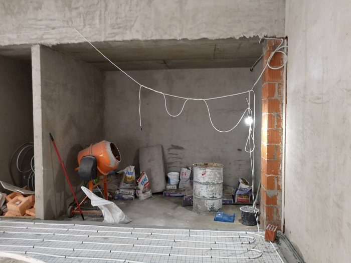 фото До отделки сауны